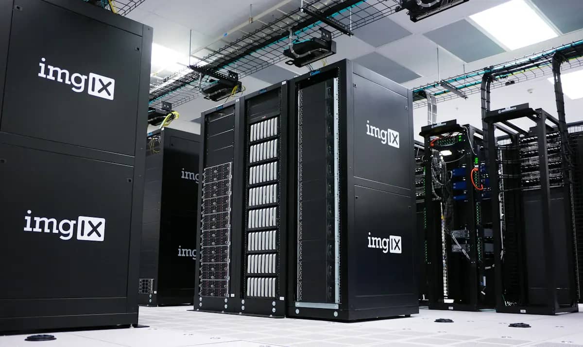 Server racks in a data centre
